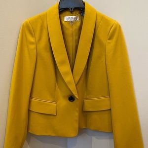 Shawl Collar Single Button Blazer